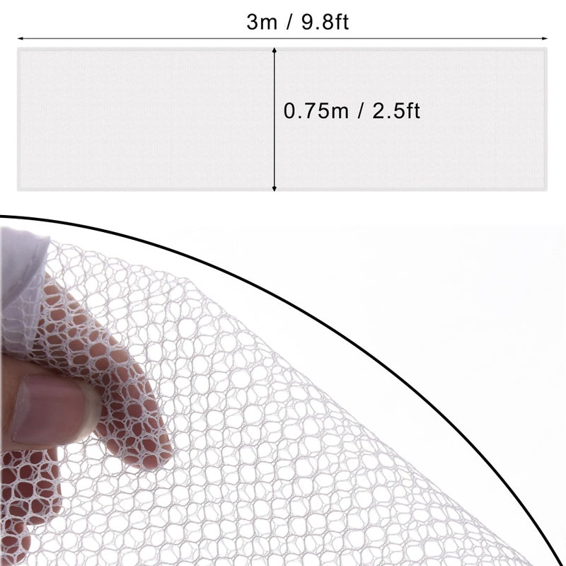 CM شبكة سلامة بطول 3م لحواجز السلم مع حبال لحماية الأطفال والحيوانات الأليفة على الدرج والشرفة والسرير - Image 2